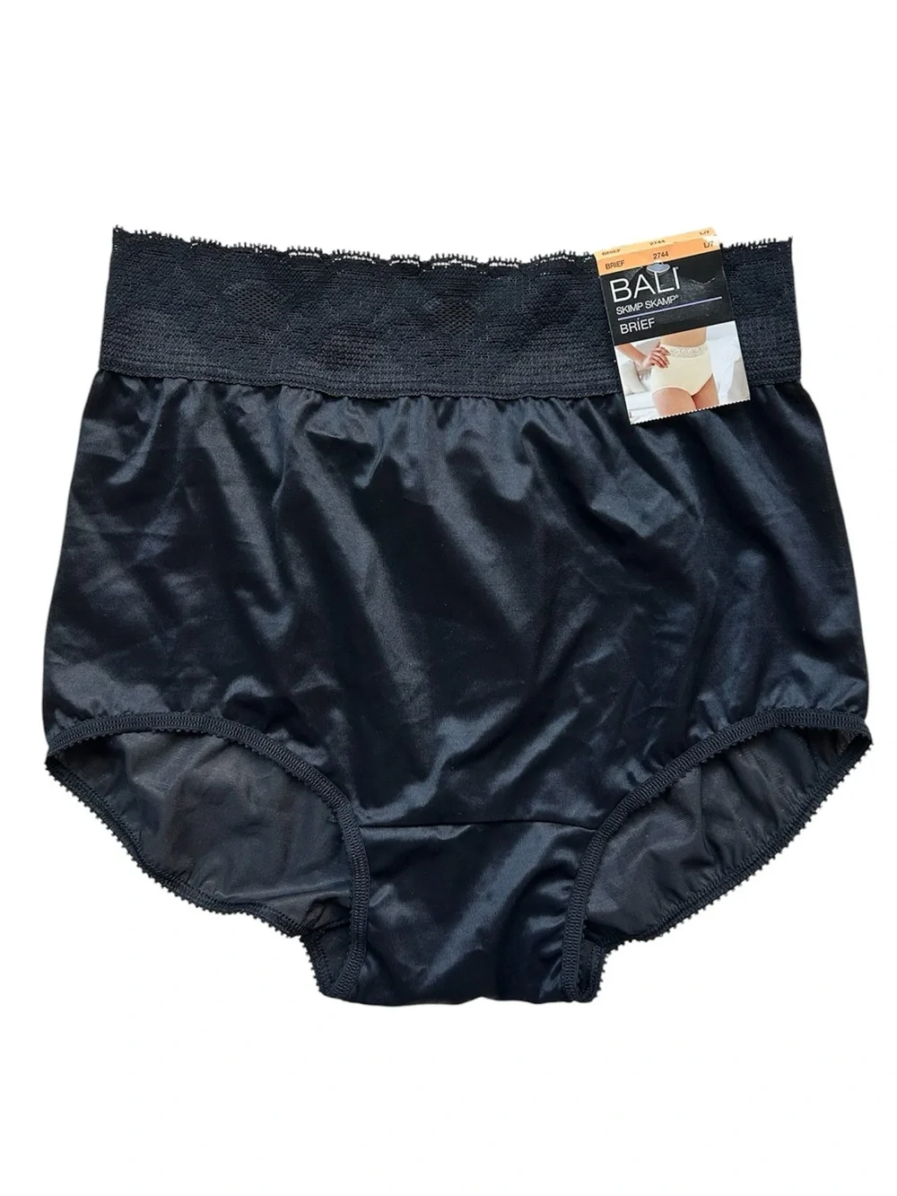 Bali Skimp Skamp Brief Panty Size Large/7 NWT